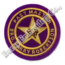 Masonic Regalia Star Hands Embroidery Blazer Badge